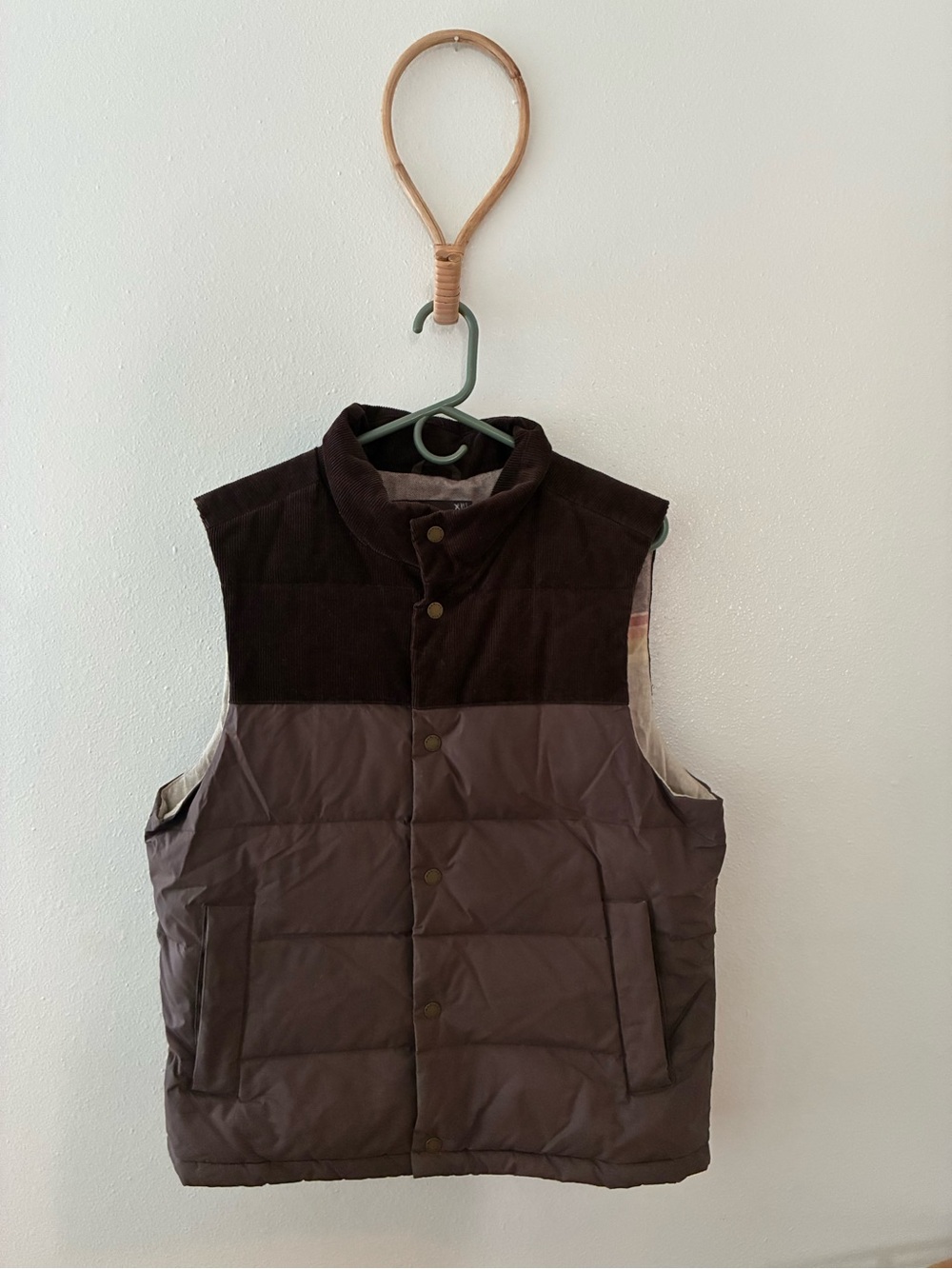 Marine Layer Pantoll Brown Corduroy Vest